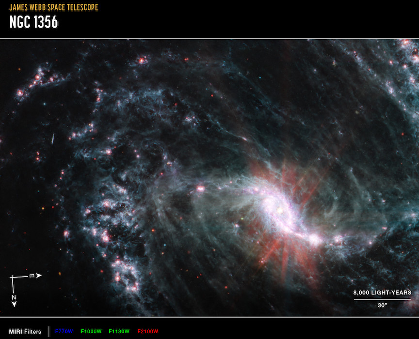 Webb Reveals Intricate Networks of Gas, Dust, And Aromatic Hydrocarbons in Nearby Galaxies